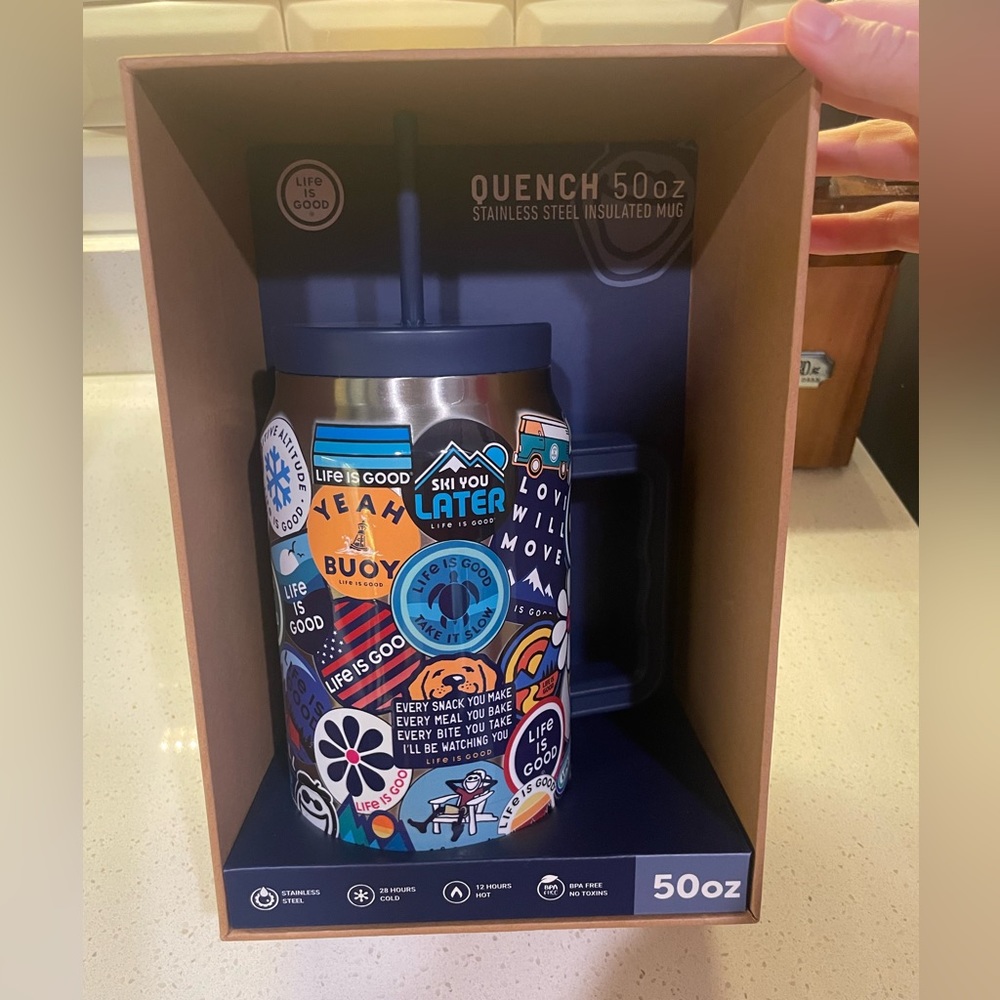 Life is Good 50 oz tumbler